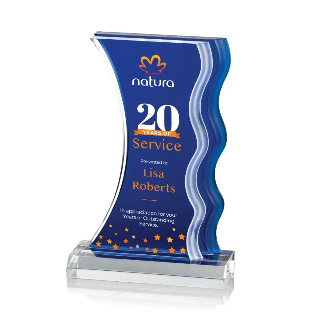 VividPrint™ Award - Nolan/Blue 7½"