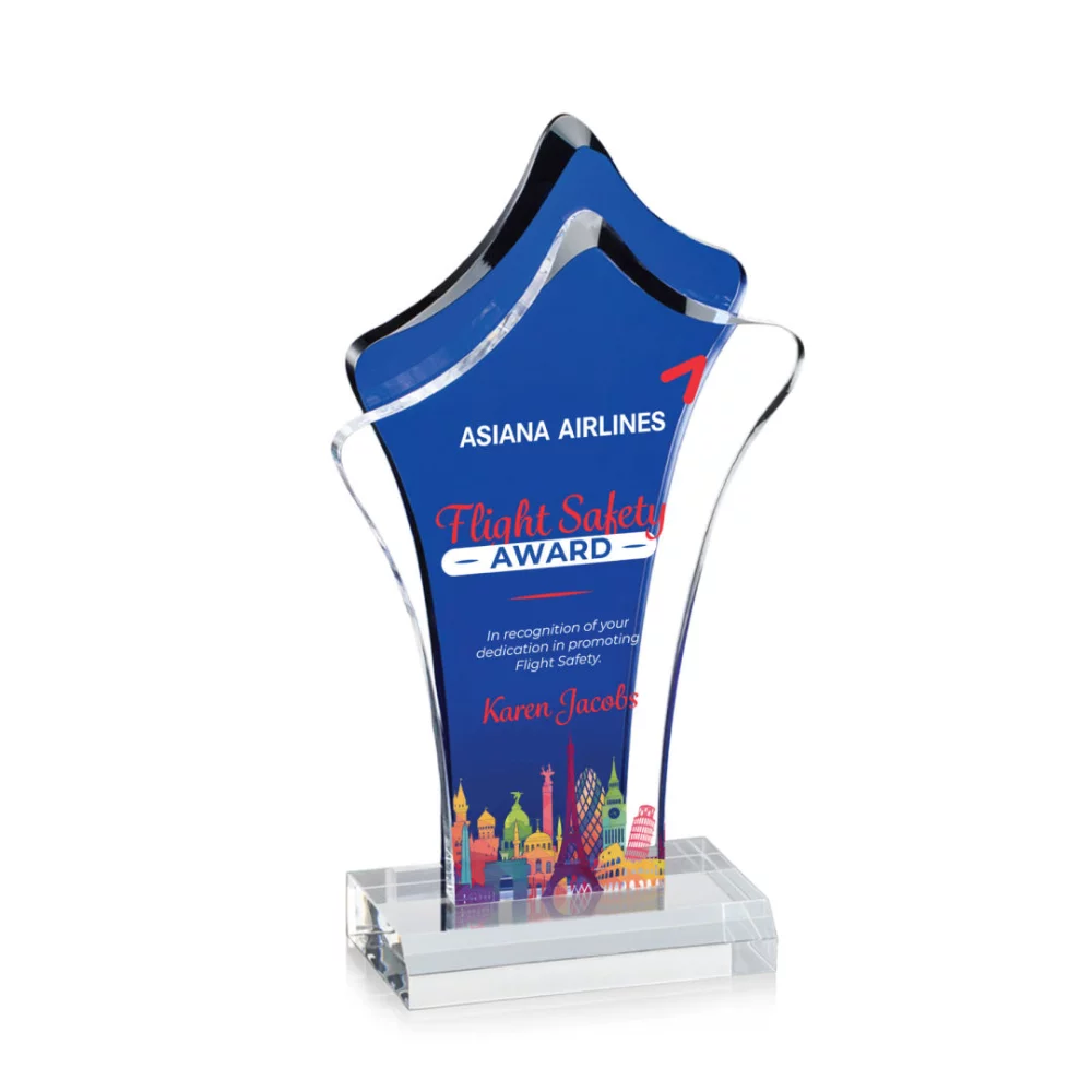 VividPrint™ Award - Tonga/Blue 7½"