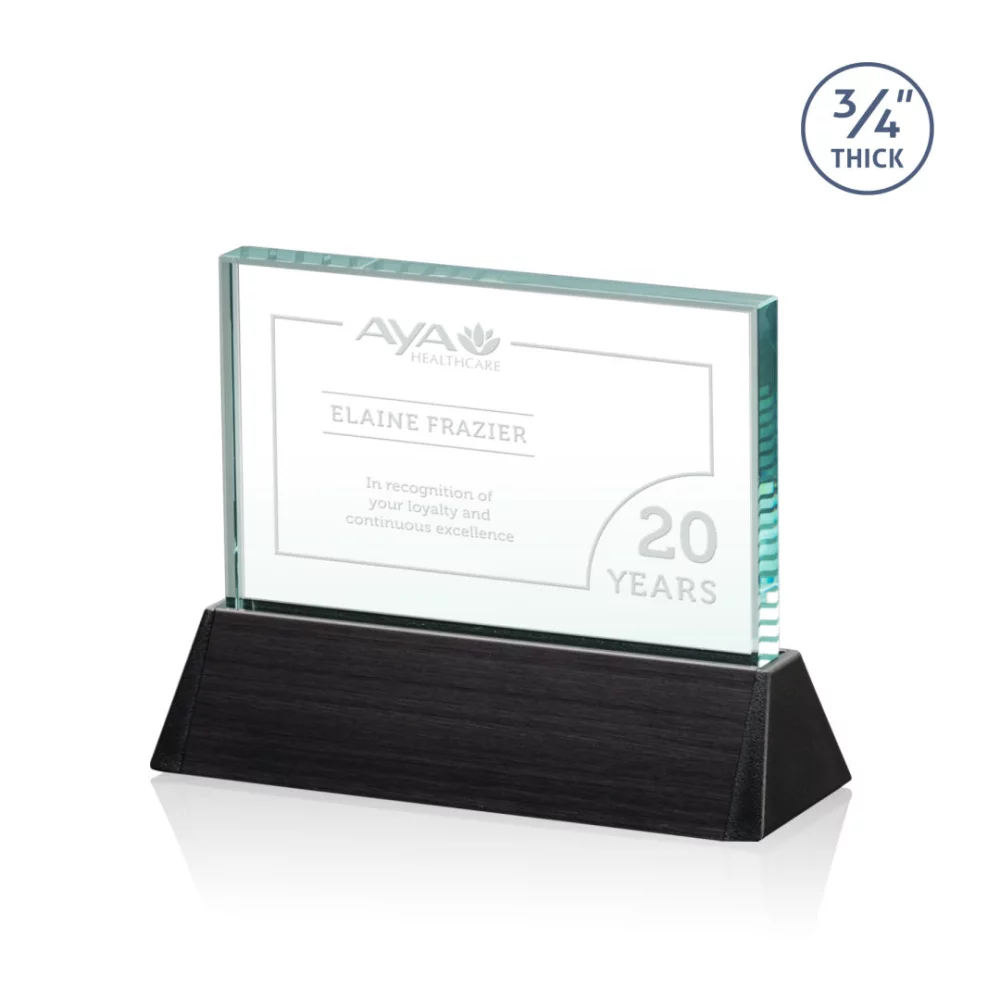 Ballard Award (H) - Jade/Black 3½"x5"