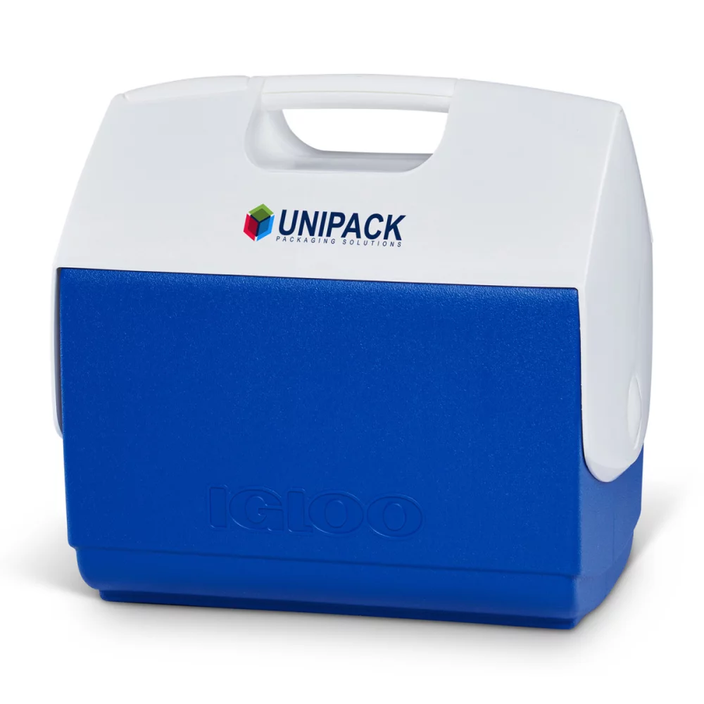 Igloo® Playmate Elite 16 Qt Cooler - White-Majestic Blue