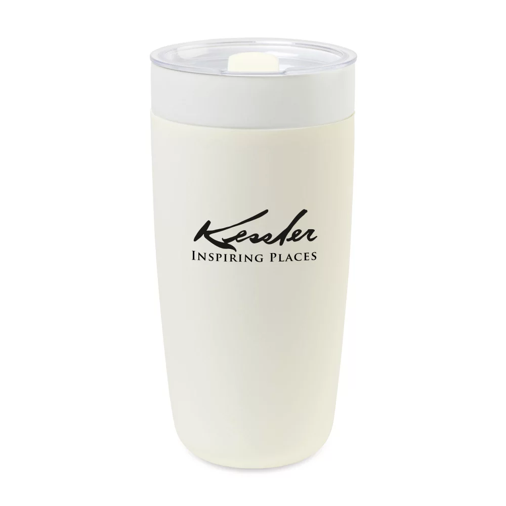 W&P Insulated Ceramic Tumbler -20 oz - Cream