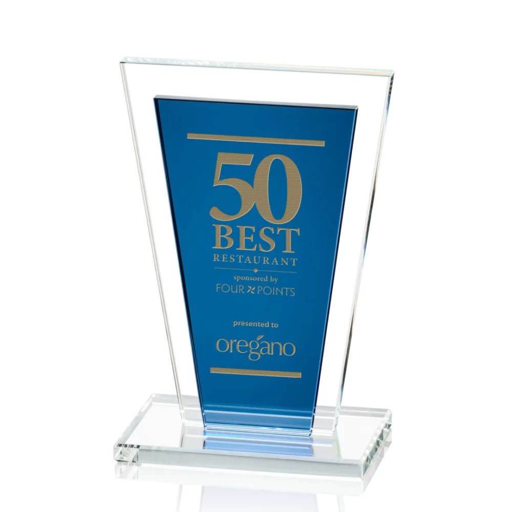 Heckel Award - Blue/Starfire 8"