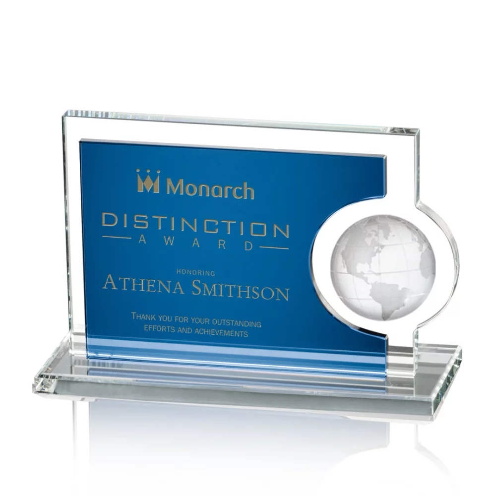 Prix Calvina Globe - Bleu/Starfire 8"