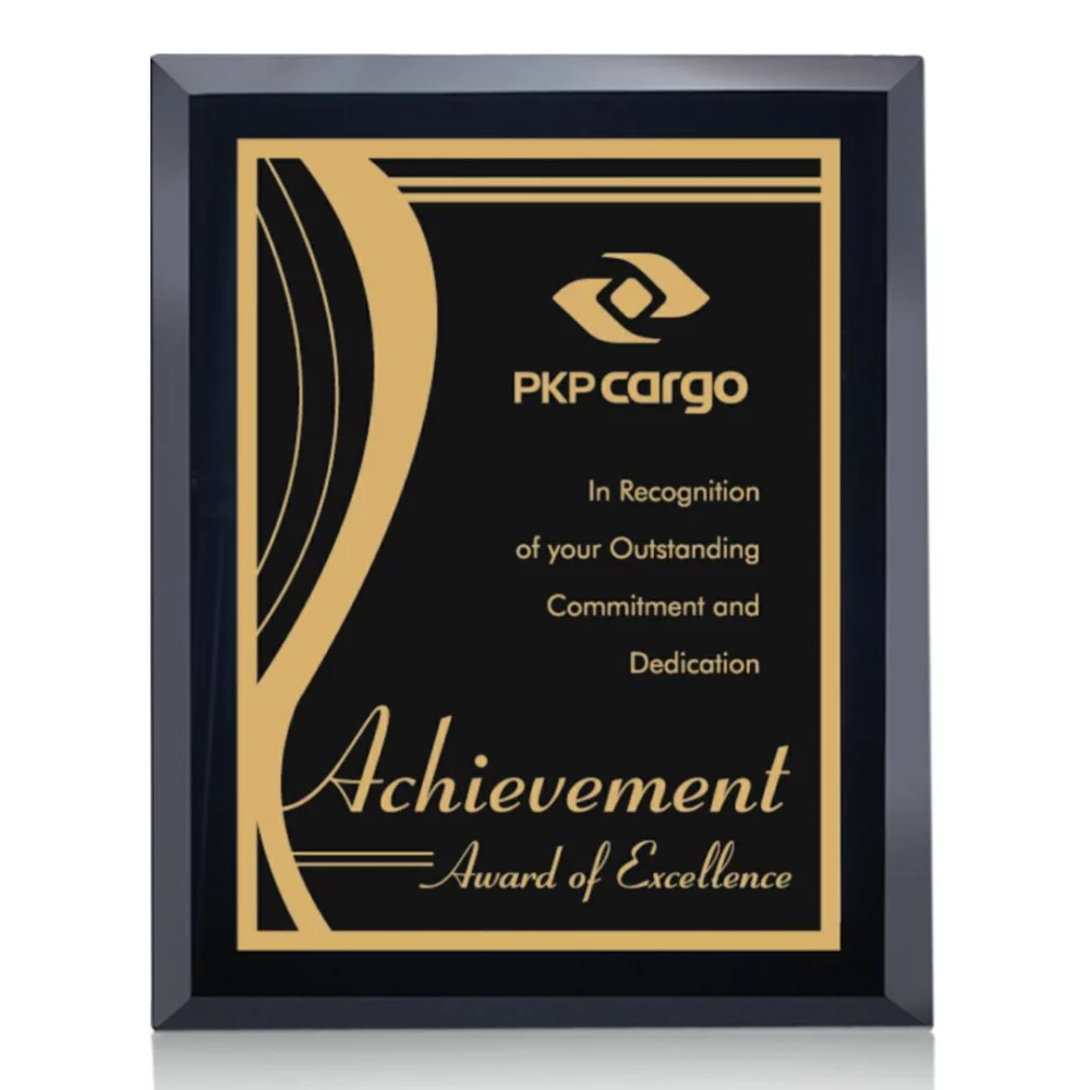 Avonlea/Marietta - Noir/Or 12"x15"