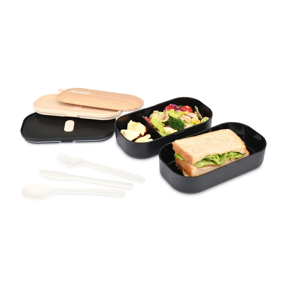 Osaka Bento Lunch Box - Black
