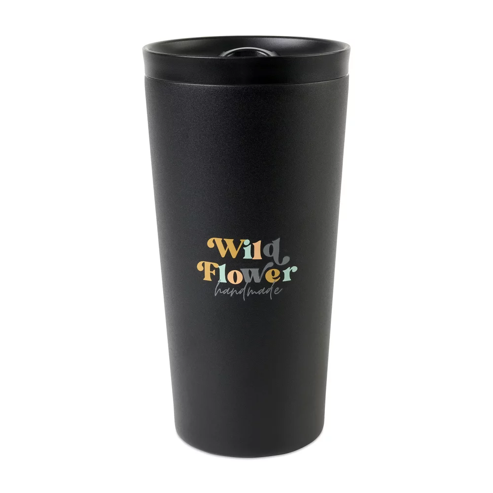 Gobelet recyclé Aviana™ Rowan - 17 oz - Noir