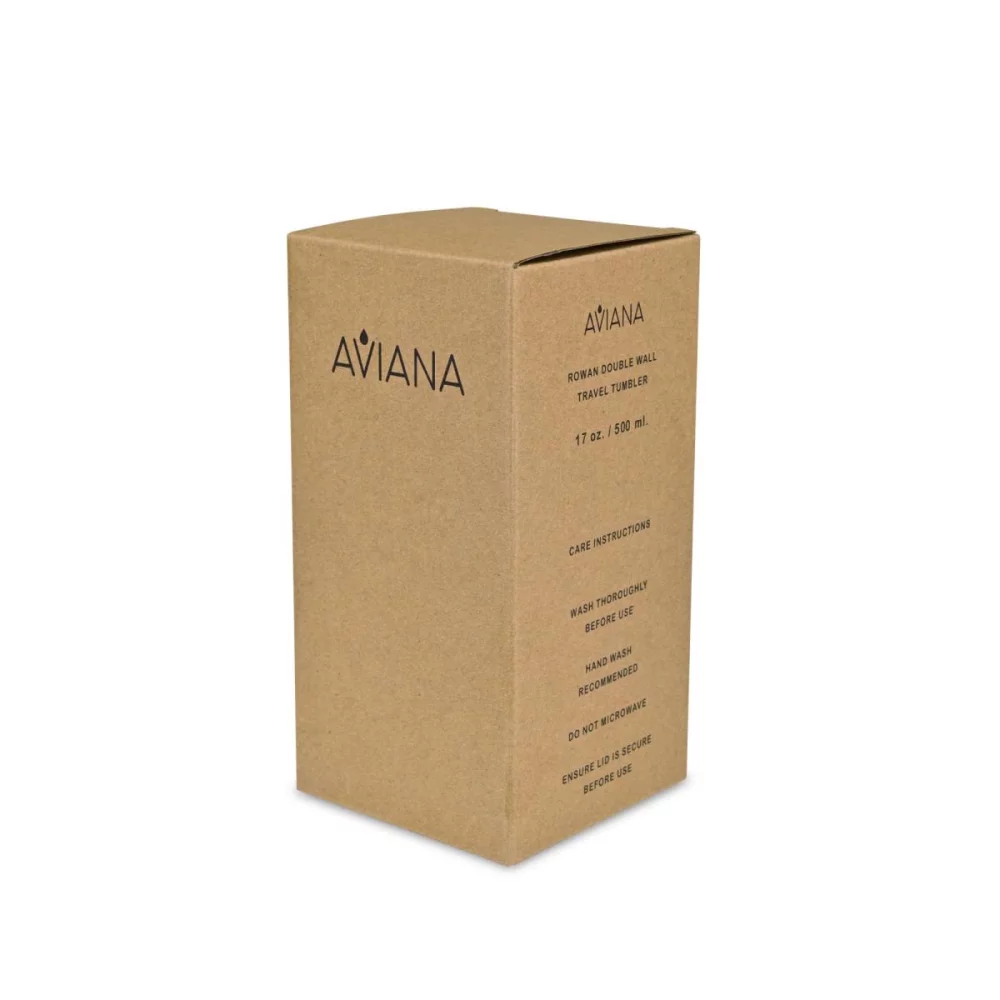 Gobelet recyclé Aviana™ Rowan - 17 oz - Noir