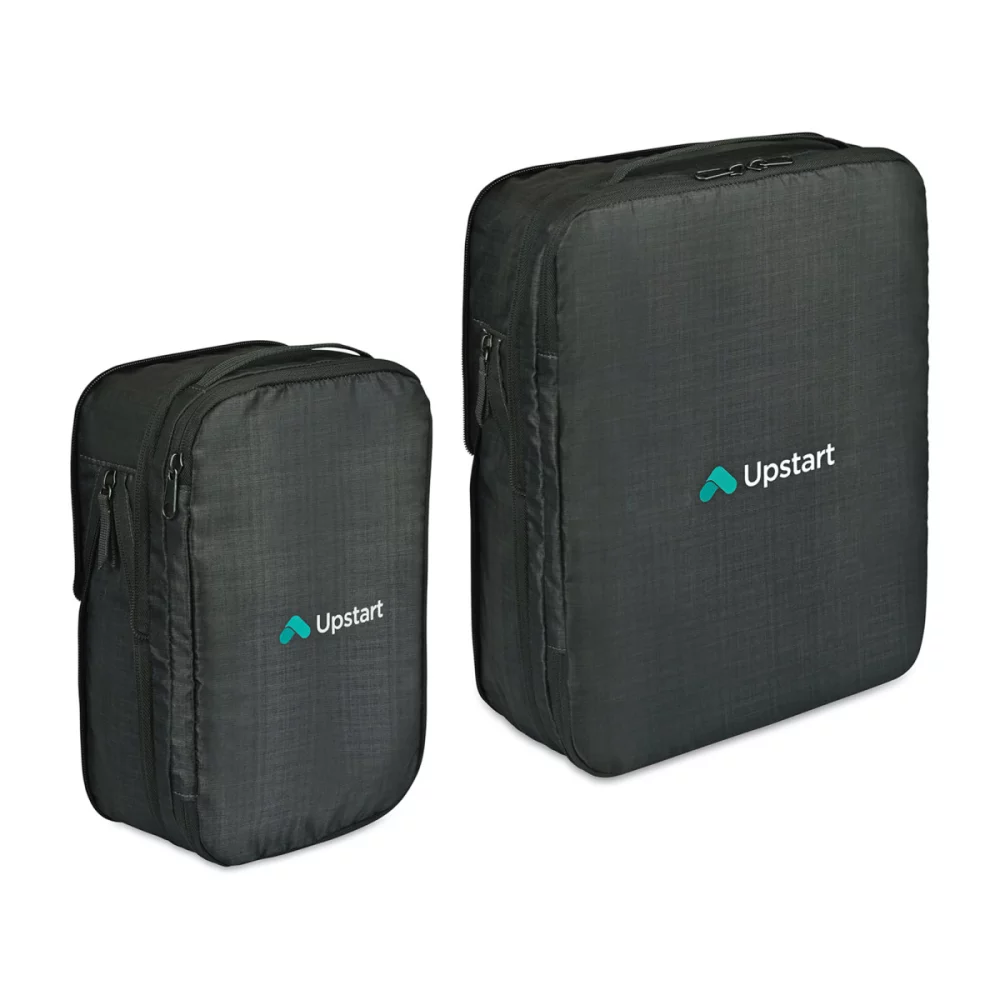 Alba Compression Packing Cube Set - Black Sand