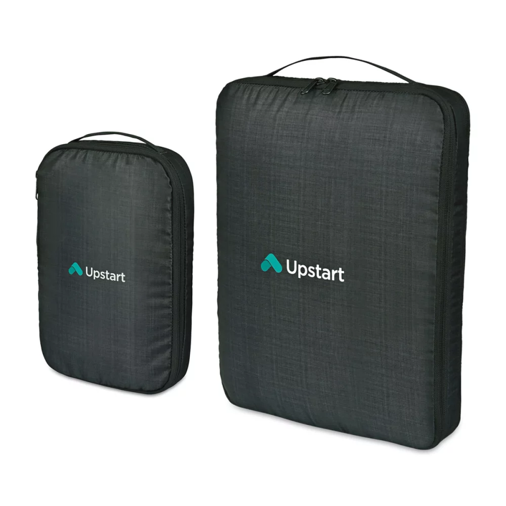 Alba Compression Packing Cube Set - Black Sand