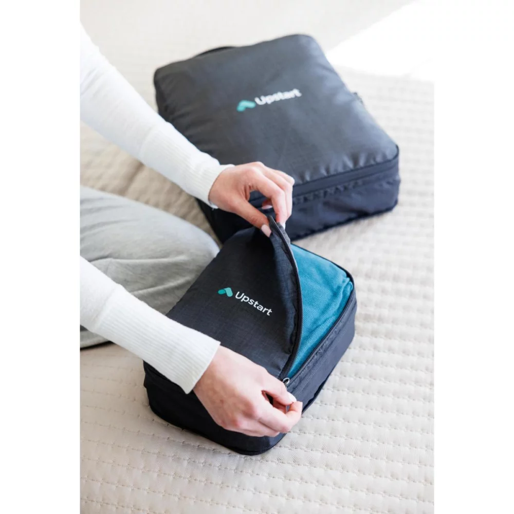 Ensemble de cubes de rangement compressibles Alba - Sable noir