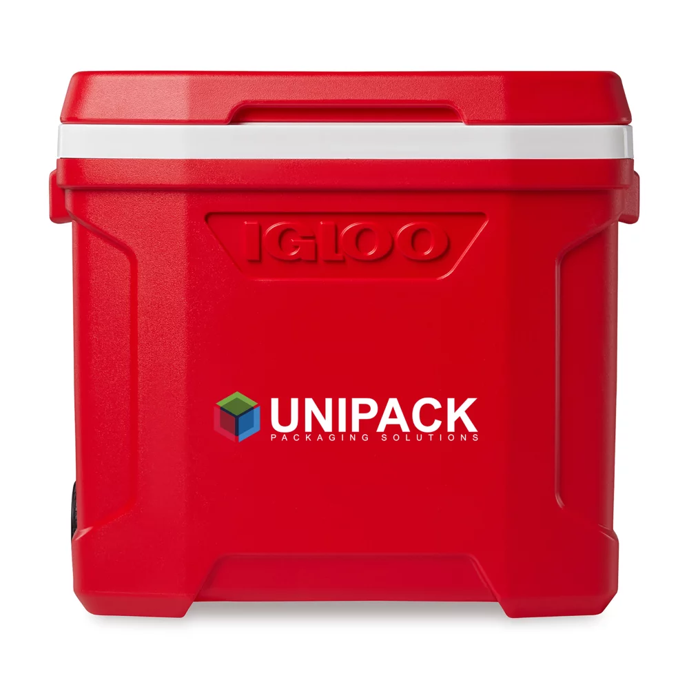 Igloo® Profile II 28 Qt Roller Cooler - Blanc-Rouge Star