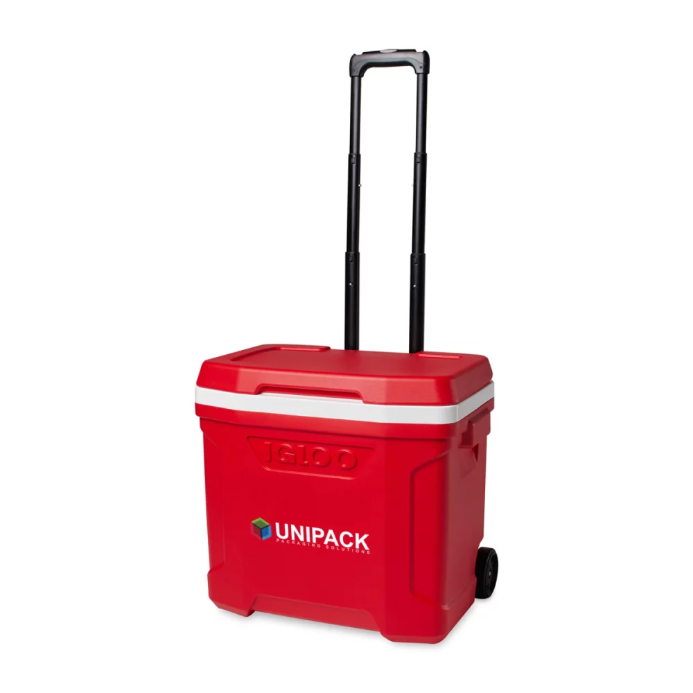 Igloo® Profile II 28 Qt Roller Cooler - Blanc-Rouge Star