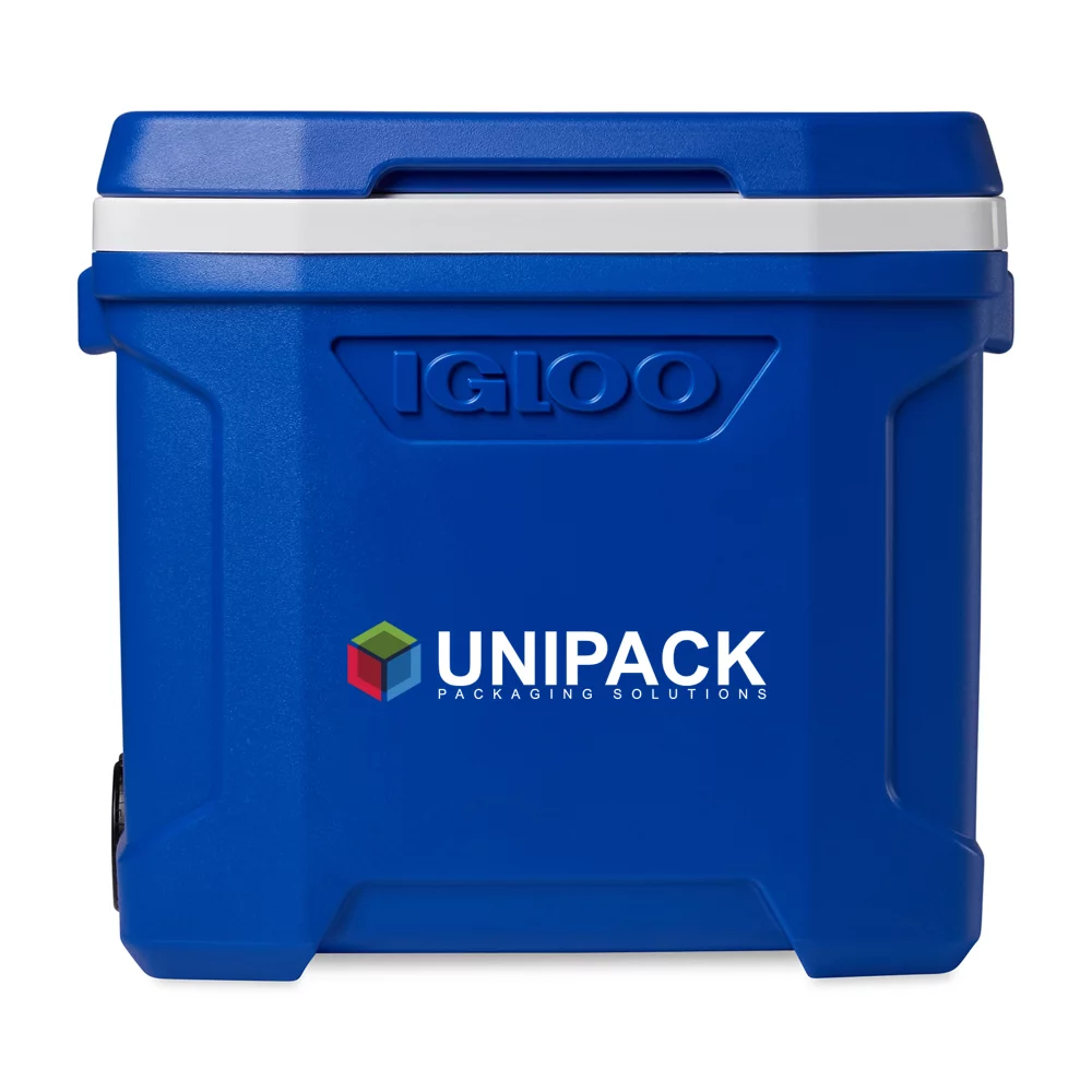 Igloo® Profile II 28 Qt Roller Cooler - Blanc-Bleu Majestueux