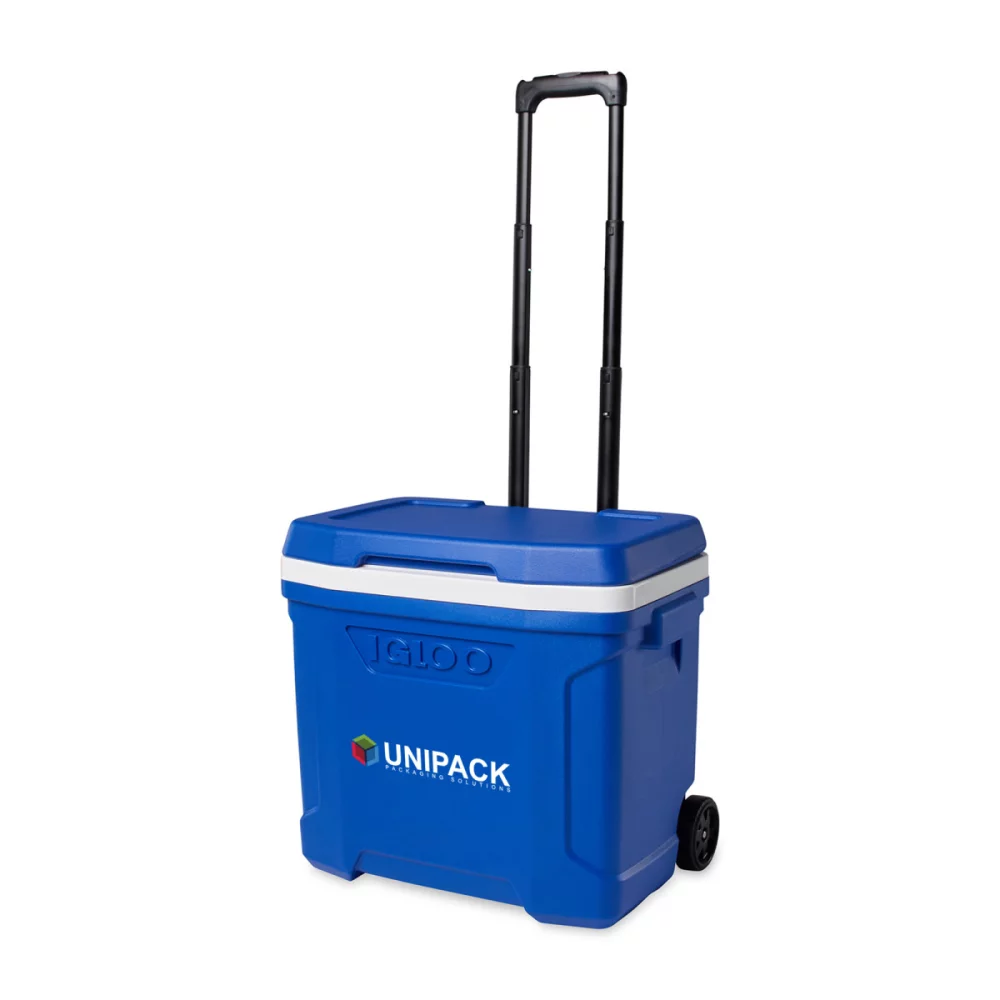 Igloo® Profile II 28 Qt Roller Cooler - Blanc-Bleu Majestueux