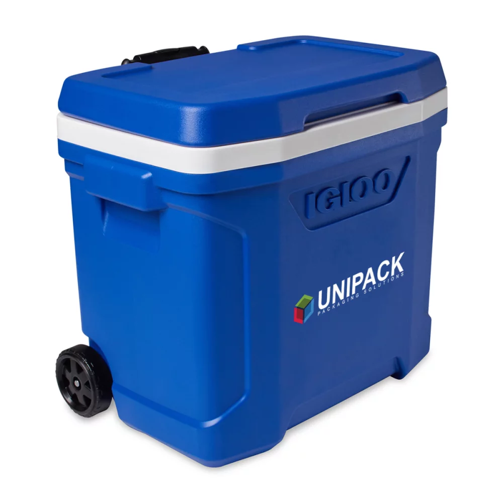 Igloo® Profile II 28 Qt Roller Cooler - Blanc-Bleu Majestueux