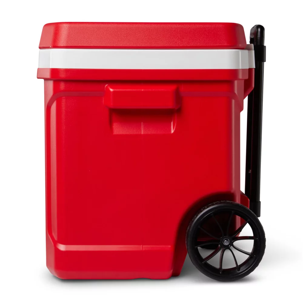 Igloo® Profile II 60 Qt Roller Cooler - White-Red Star