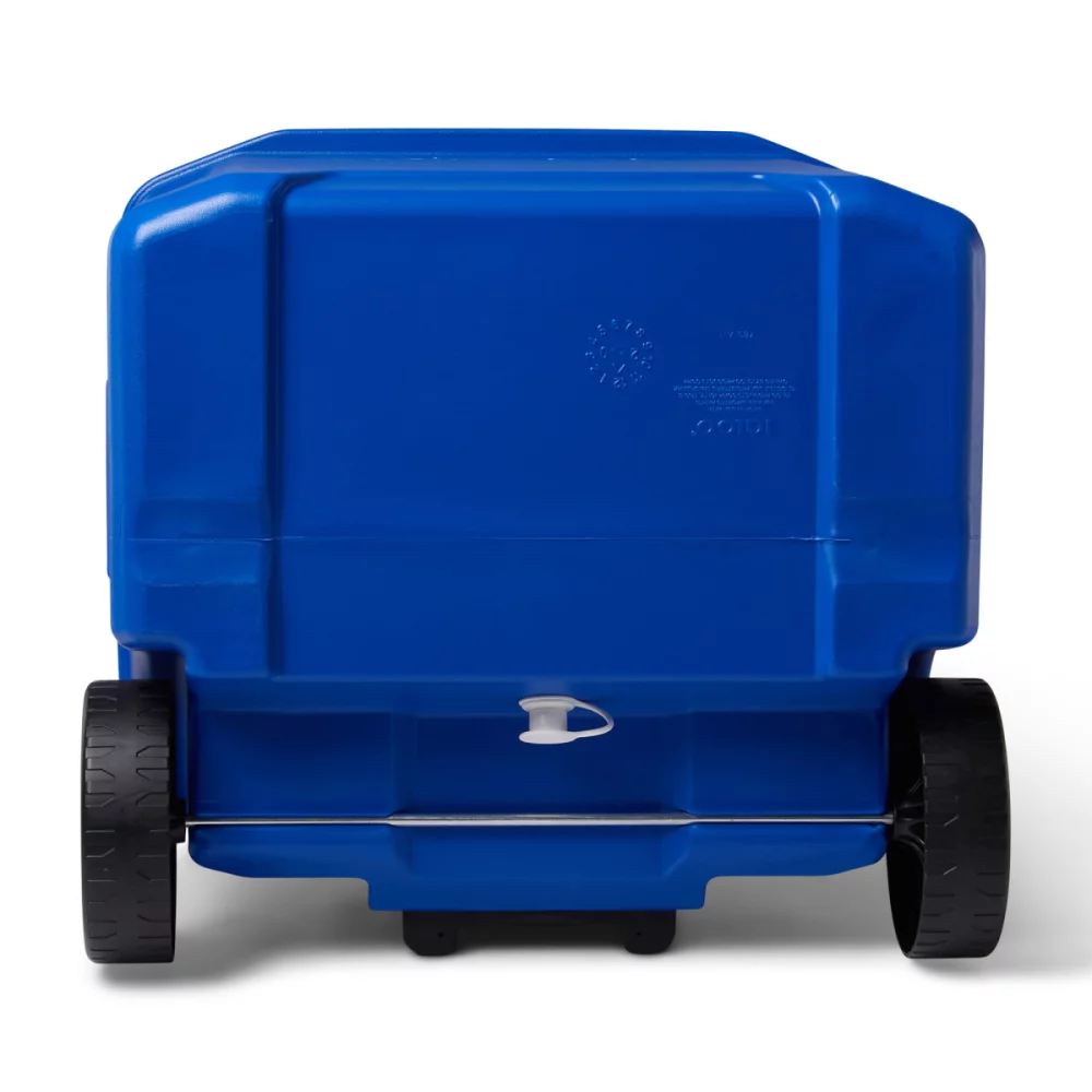 Igloo® Profile II 60 Qt Roller Cooler - Blanc-Bleu Majestueux