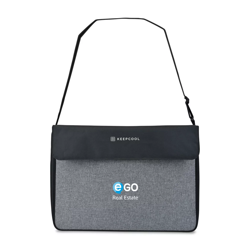 Sac isotherme messager Oslo KEEPCOOL® - Noir cendré