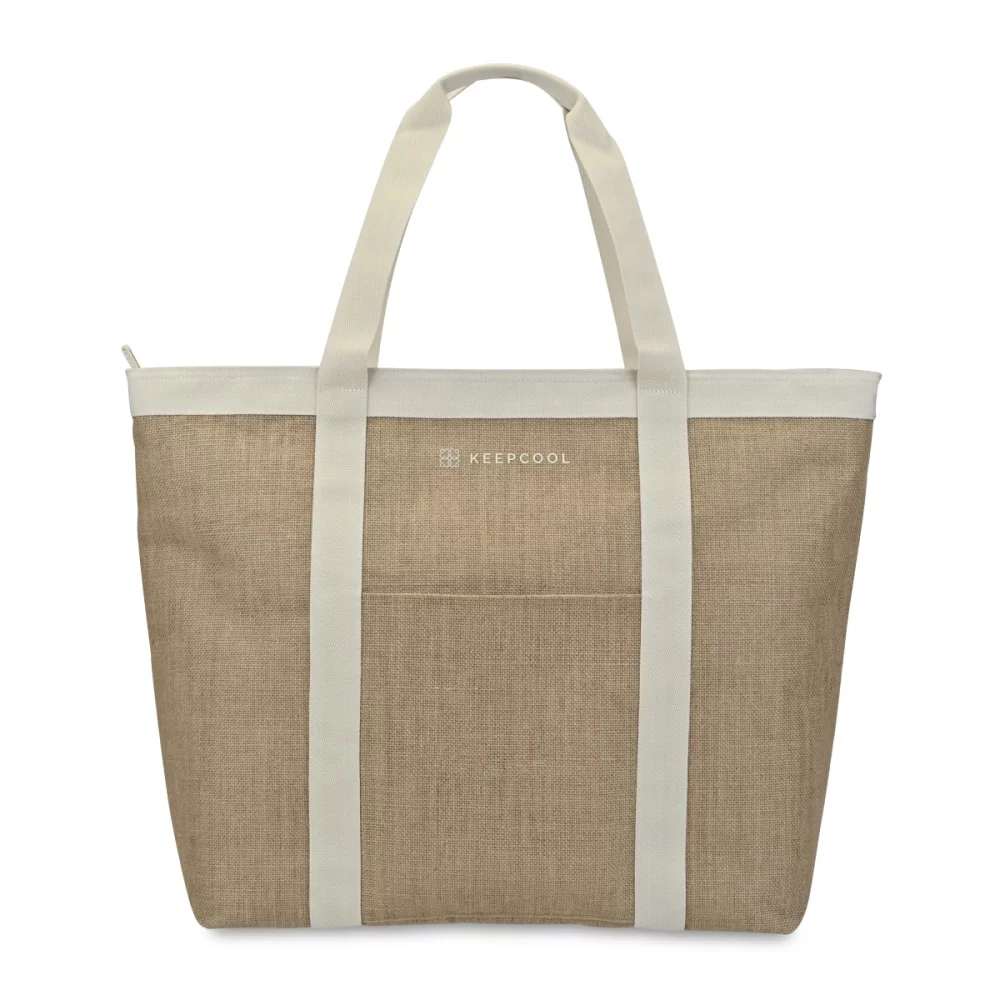 Sac isotherme en jute KEEPCOOL® Nairobi - Naturel