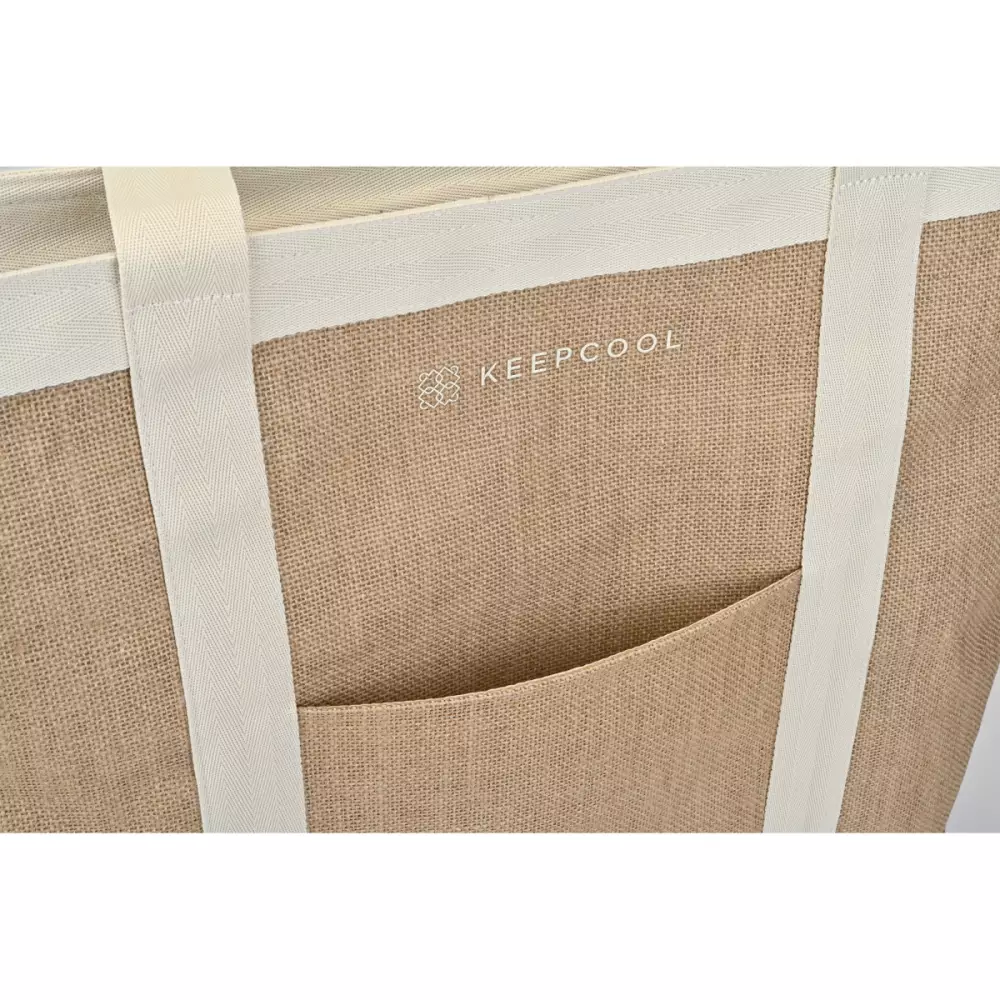 Sac isotherme en jute KEEPCOOL® Nairobi - Naturel