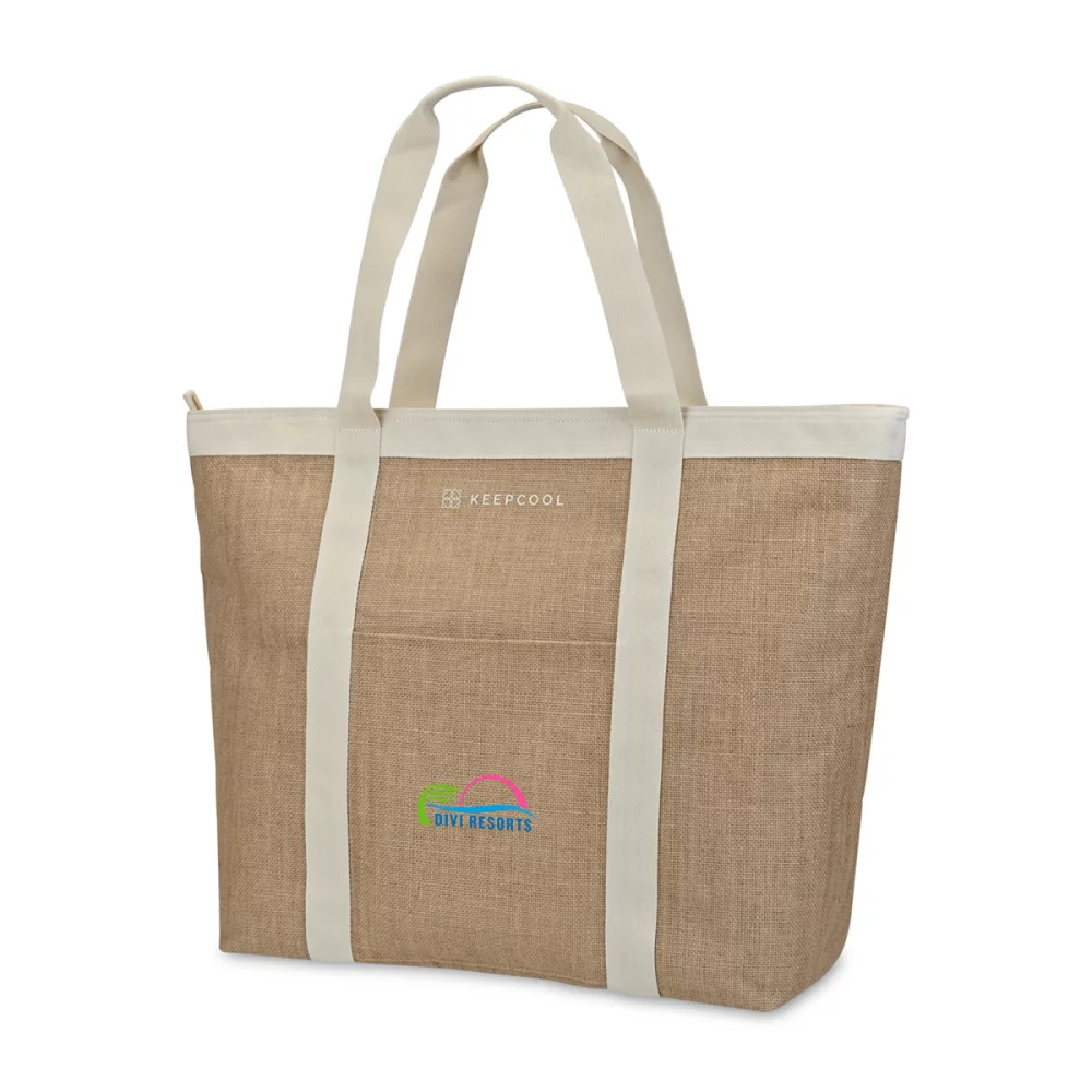 Sac isotherme en jute KEEPCOOL® Nairobi - Naturel