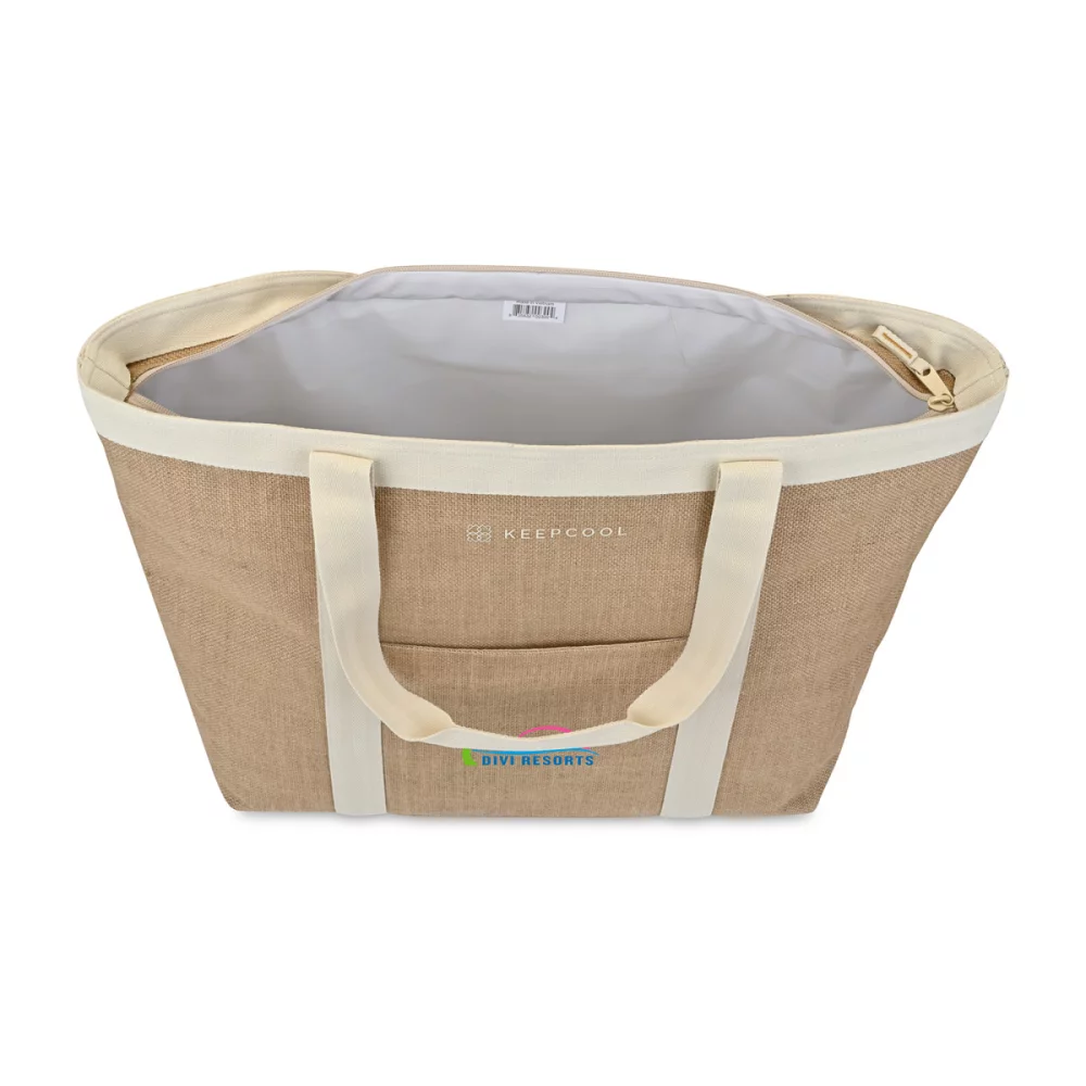 KEEPCOOL® Nairobi Jute Shopper Cooler - Natural