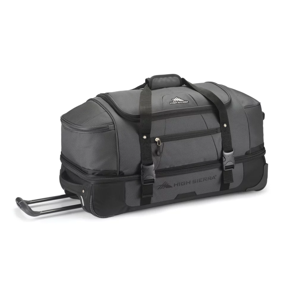 Sac de voyage à roulettes High Sierra® Fairlead 28" à fond rigide - Mercure-Noir