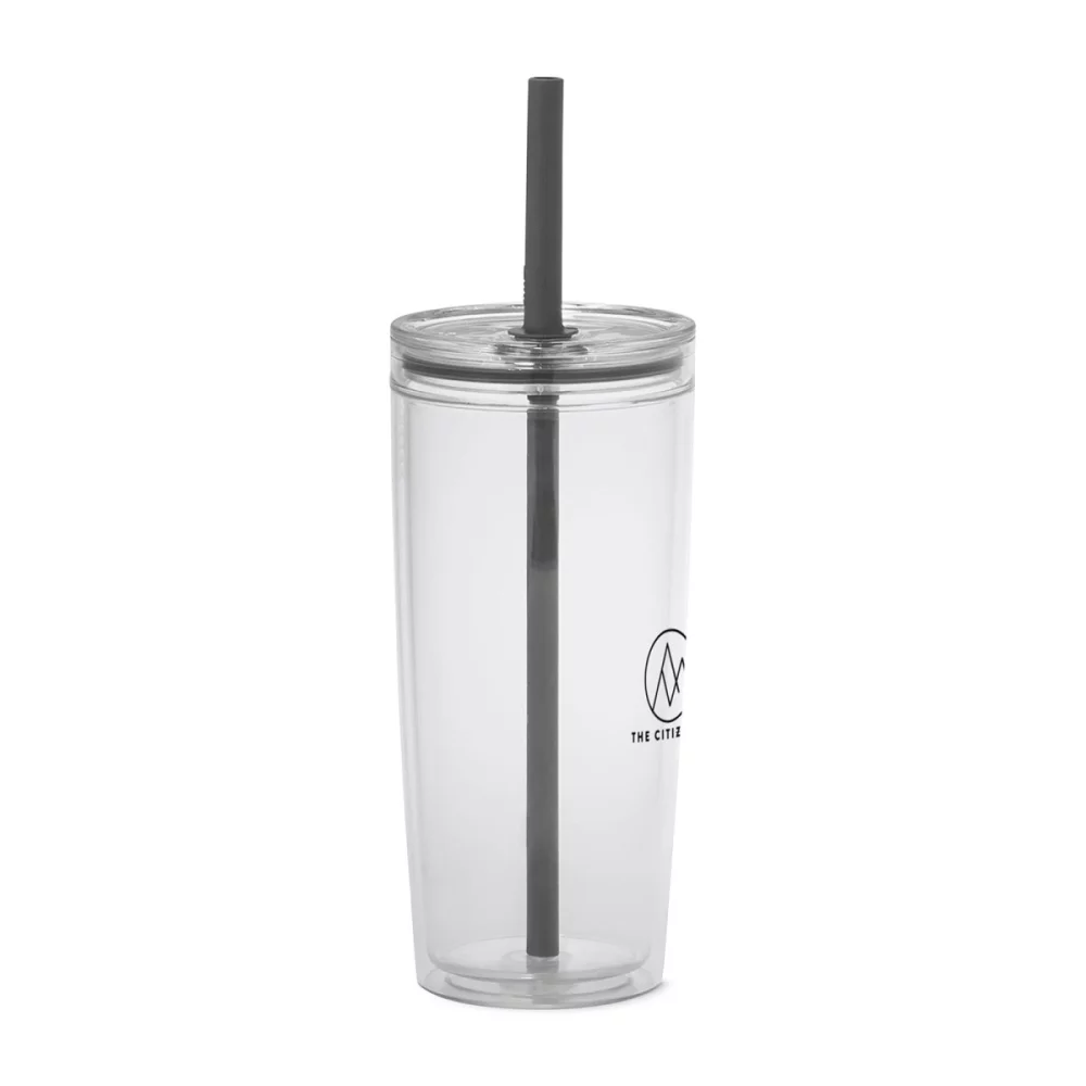 Gobelet à paille MiiR® Everywhere - 16 oz - Transparent