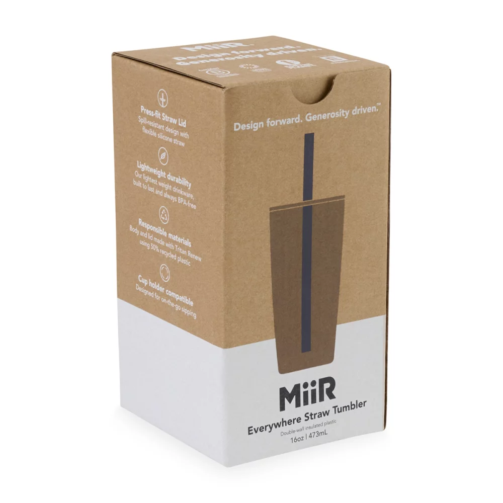 MiiR® Everywhere Straw Tumbler - 16 Oz. - Clear