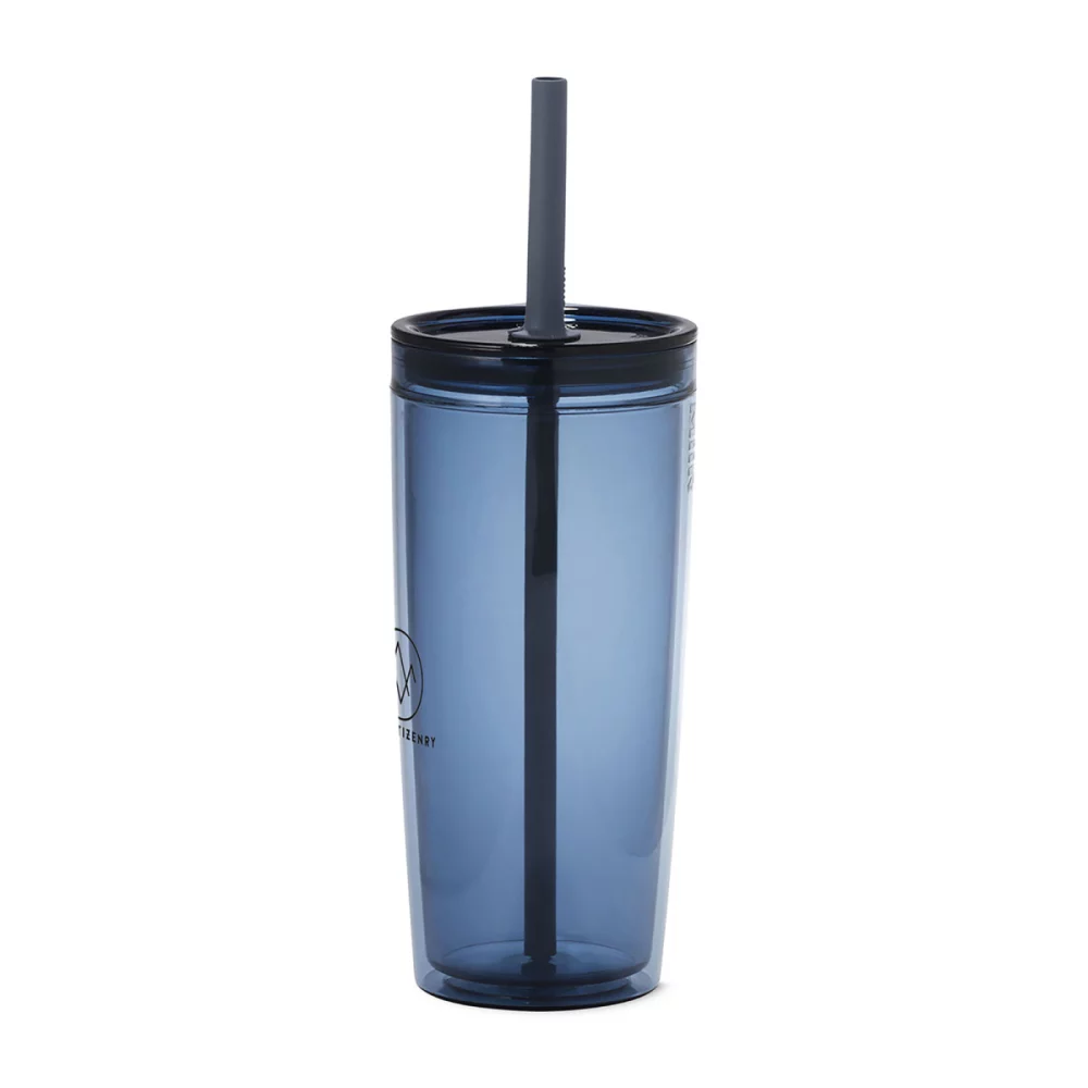 Gobelet à paille MiiR® Everywhere - 16 oz - Bleu Tidal