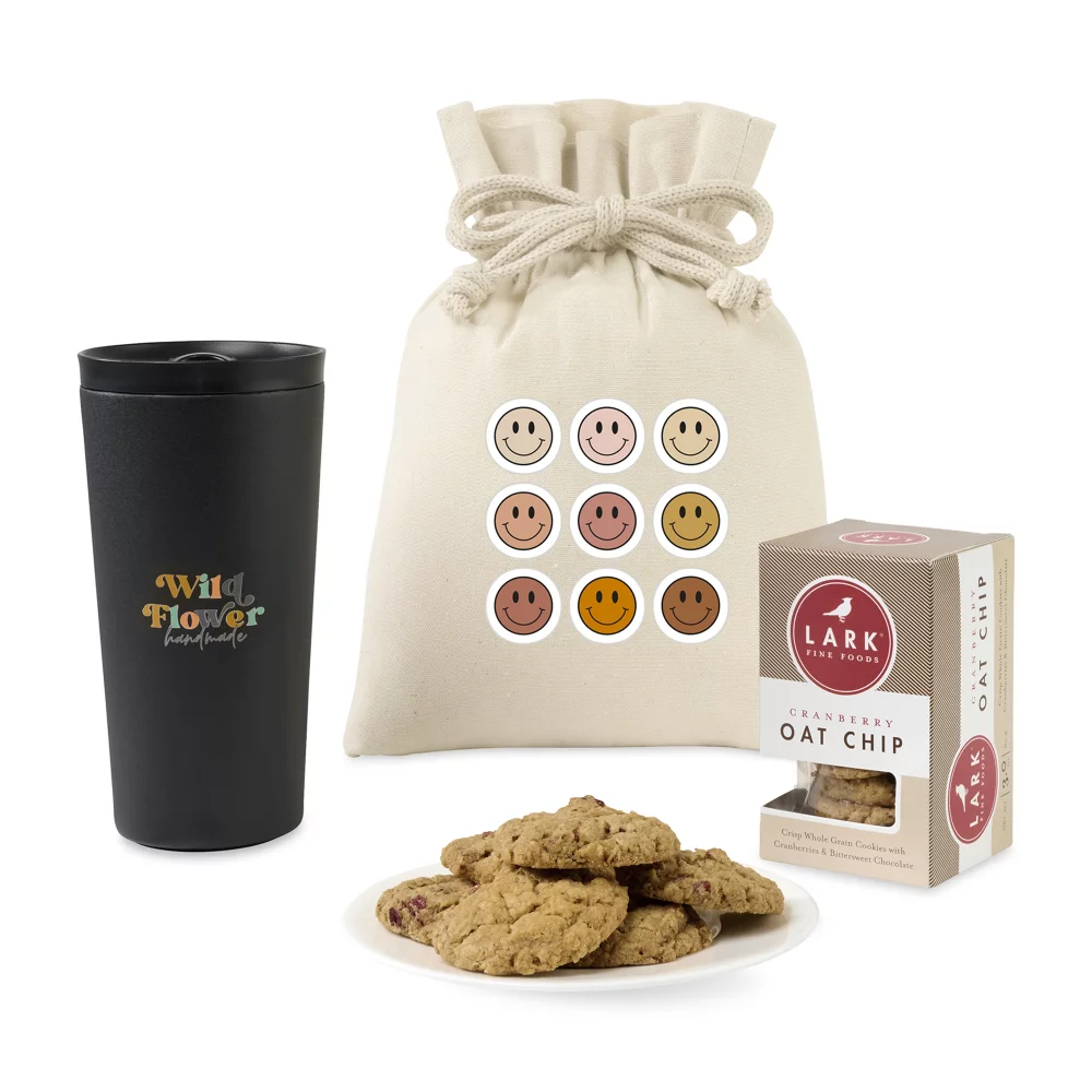 Ensemble cadeau Sip, Snack & Inspire - Noir