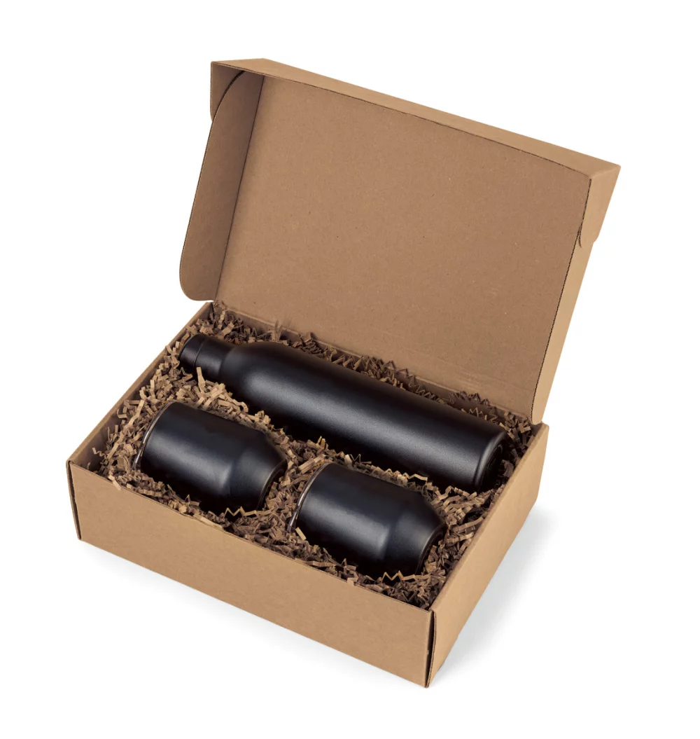 MiiR® Wine Bottle & Tumbler Gift Set - Black Powder