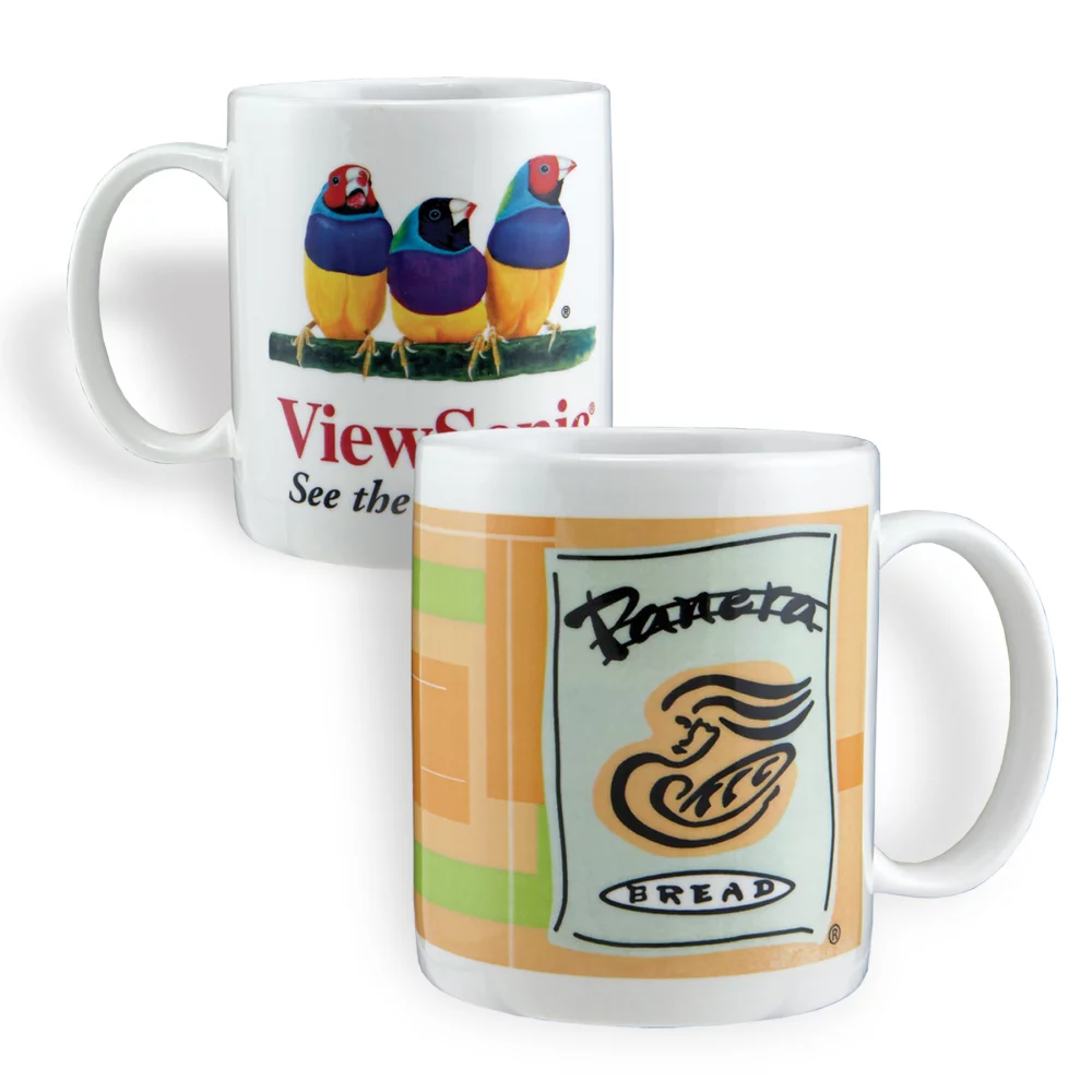 Tasse en céramique SimpliColor 11 oz (Impression numérique en couleur intégrale)