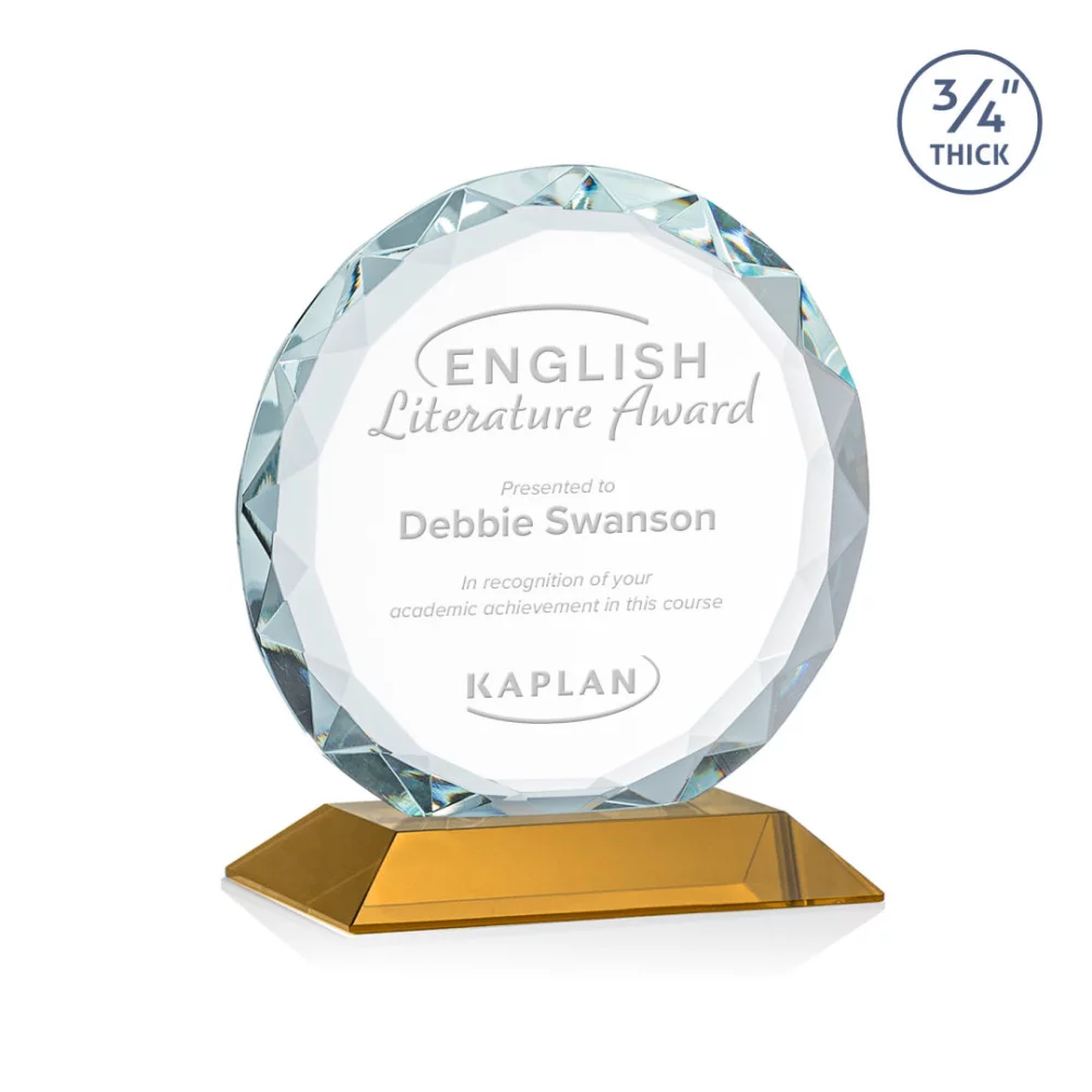 Centura Award - Starfire/Amber 5½" Diam