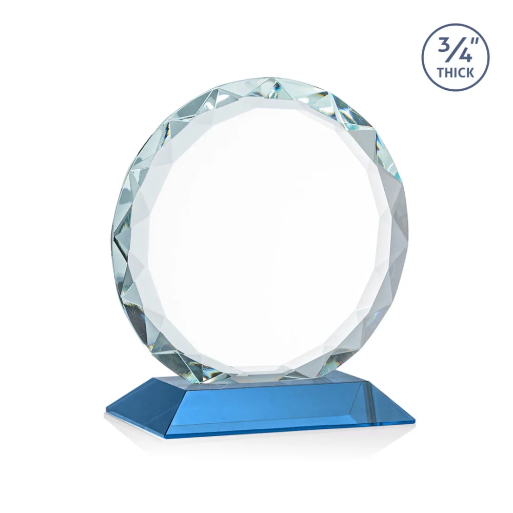 Centura Award - Starfire/Sky Blue 5½" Diam