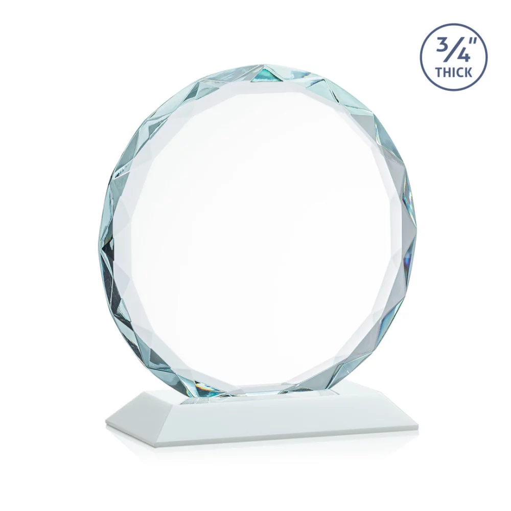 Centura Award - Starfire/White 6½" Diam