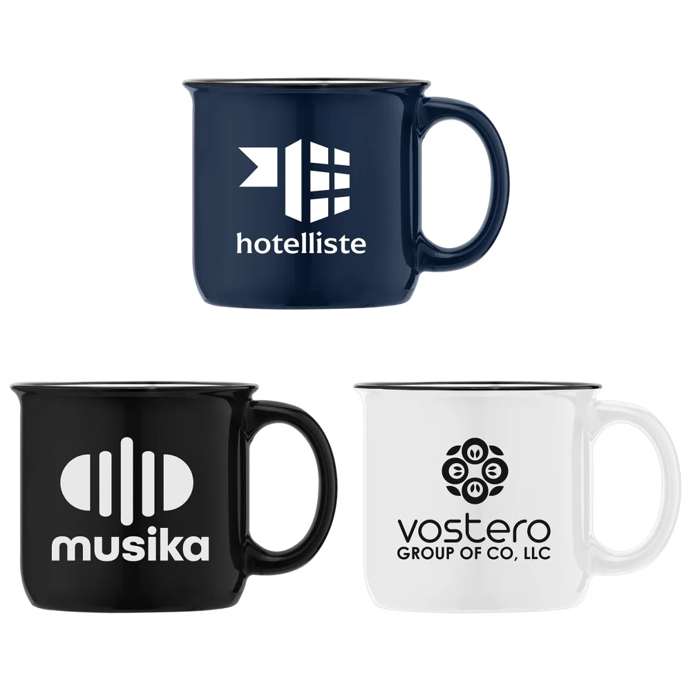 Aventure - Tasse de camping en céramique de 15 oz.