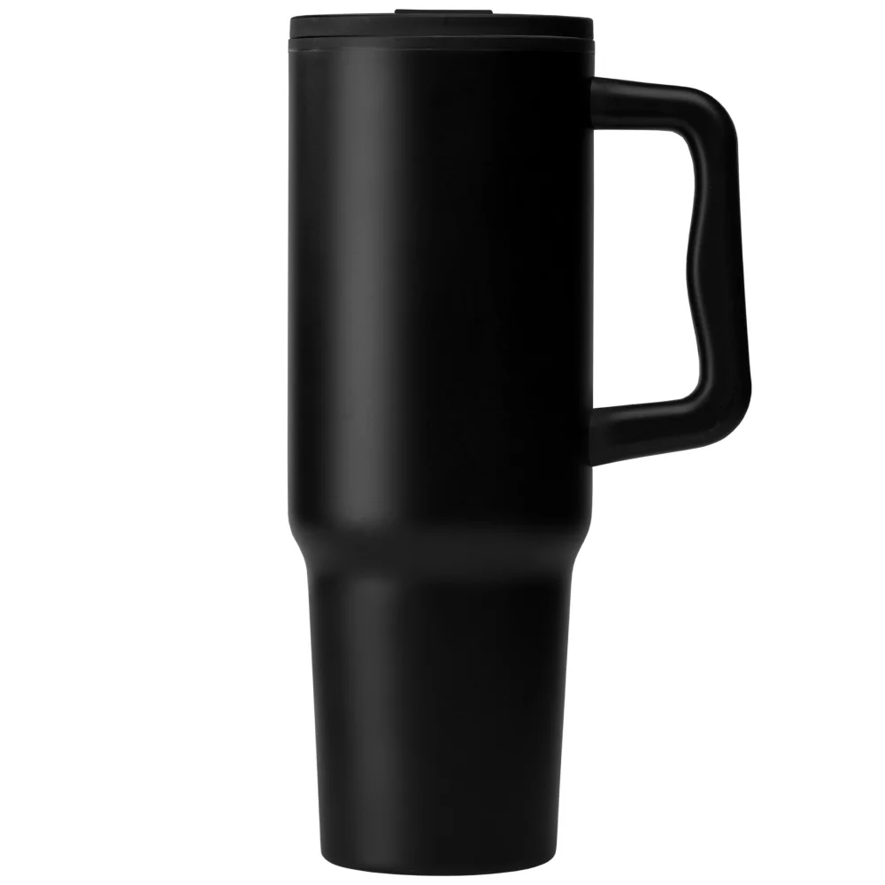 Polar - Gobelet en acier inoxydable de 40 oz avec doublure en plastique et paille - Laser