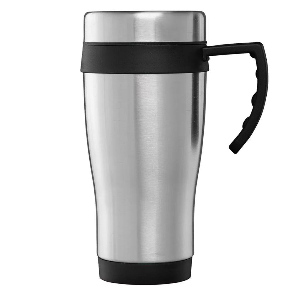 Legend Plus - Mug de voyage en acier inoxydable de 16 oz avec poignée