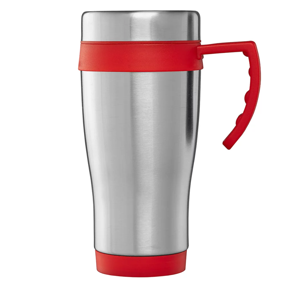 Legend Plus - Mug de voyage en acier inoxydable de 16 oz avec poignée
