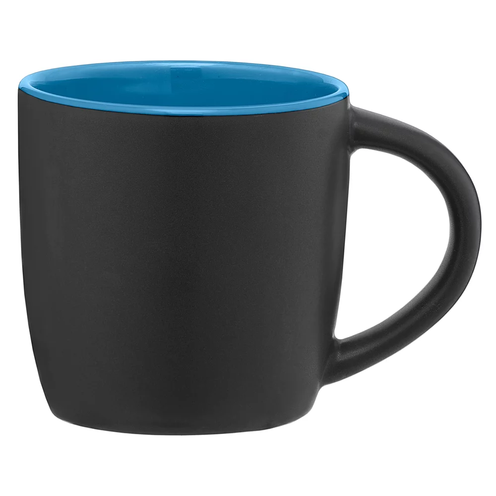 Zanzibar - Mug en céramique noir mat de 12 oz avec ColorPop