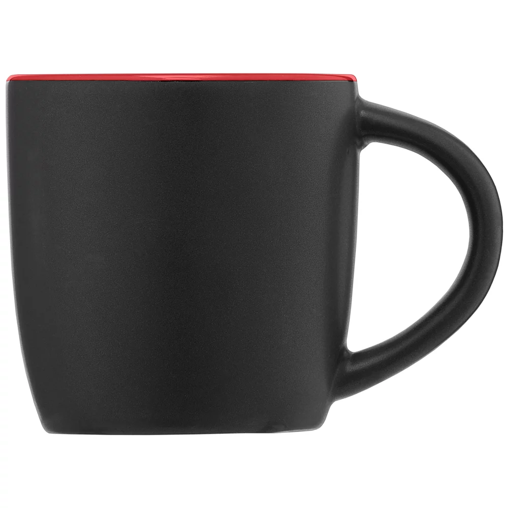 Zanzibar - Mug en céramique noir mat de 12 oz avec ColorPop