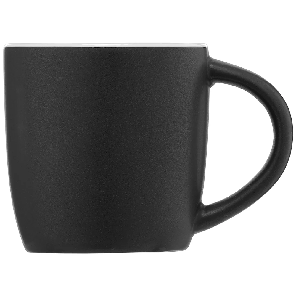 Zanzibar - Mug en céramique noir mat de 12 oz avec ColorPop