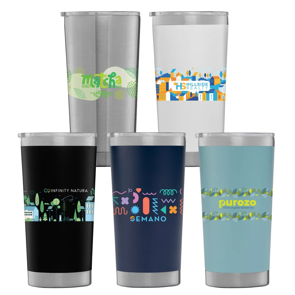 Whistler - Gobelet en acier inoxydable à double paroi de 20 oz - ColorJet