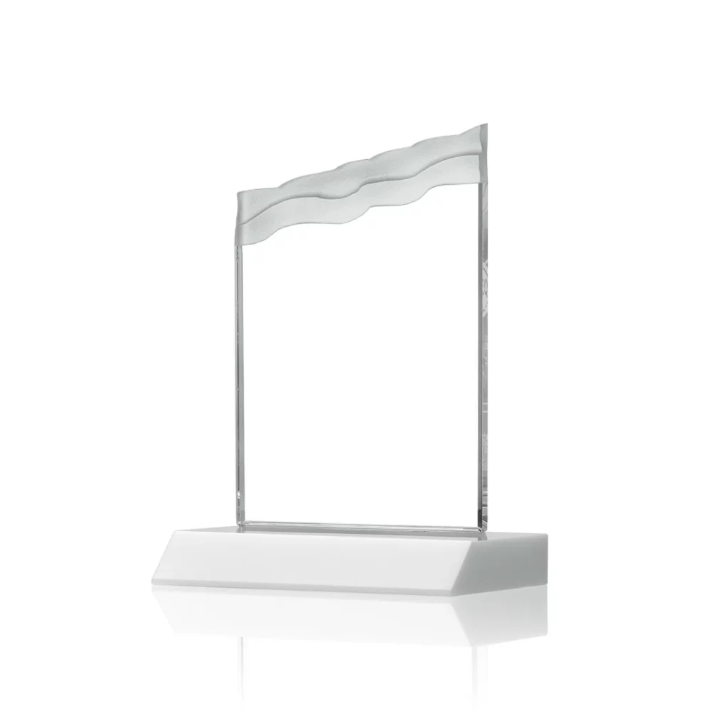 Oakwood Award - Starfire/White 6"