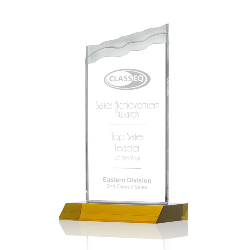 Oakwood Award - Starfire/Amber 8"