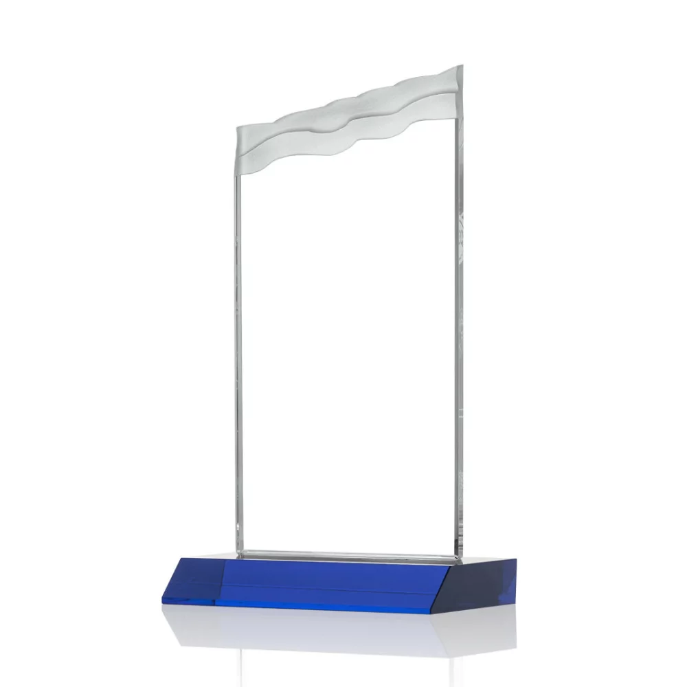 Oakwood Award - Starfire/Blue 8"