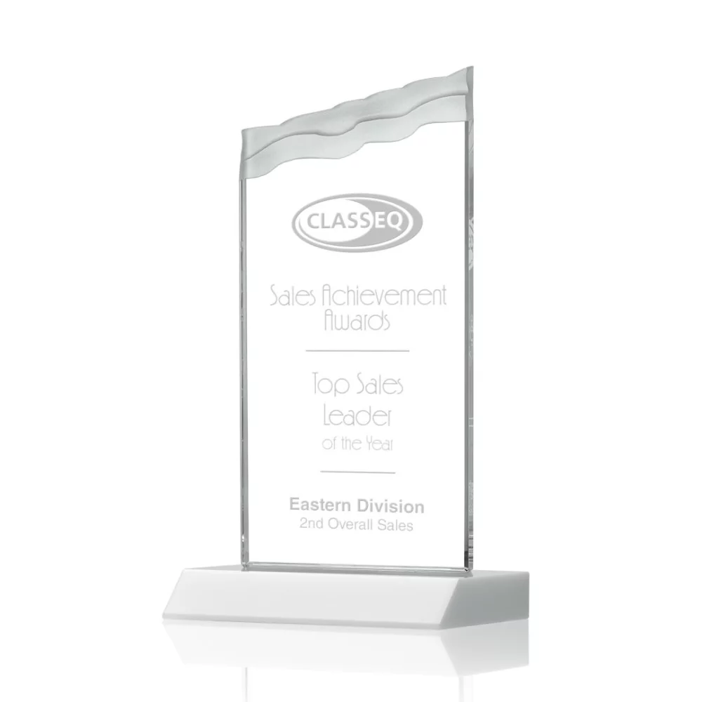 Oakwood Award - Starfire/White 8"