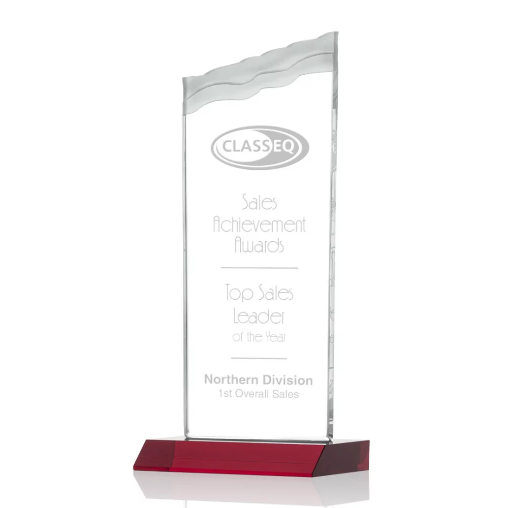 Oakwood Award - Starfire/Red 10"