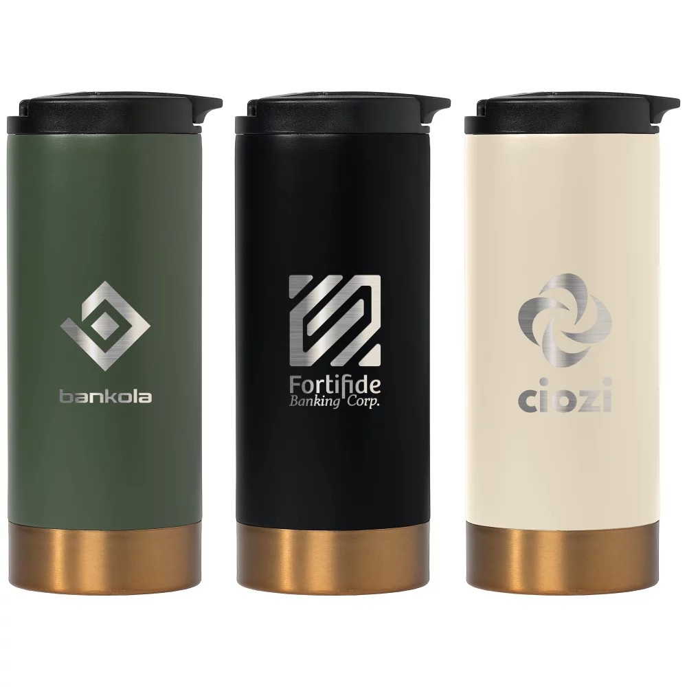 Astrid - Gobelet en acier inoxydable à double paroi de 12 oz - Laser